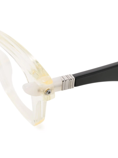 Kuboraum Transparent-frame Glasses In White