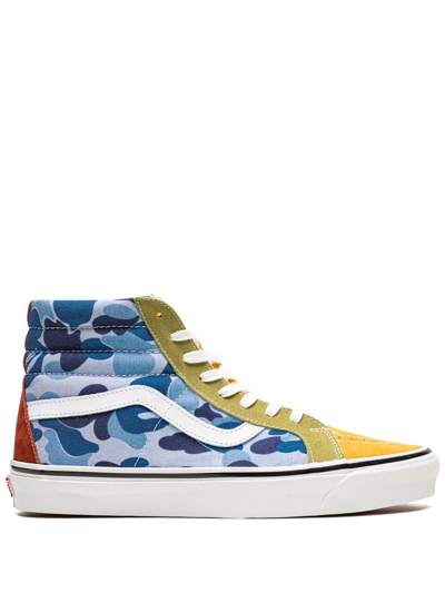 Vans X Bape Sk8-hi 38 Dx Sneakers In Blue