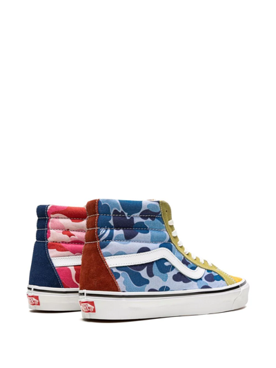 Vans X Bape Sk8-hi 38 Dx Sneakers In Blue