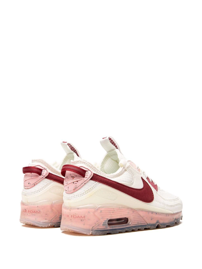 Shop Nike Air Max 90 Terrascape "pomegranate" Sneakers In White