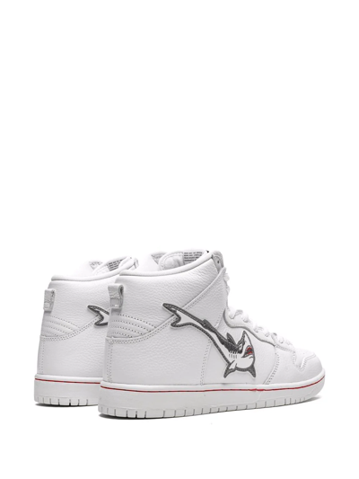 Nike X Oski Sb Dunk High Pro Iso Sneakers In White
