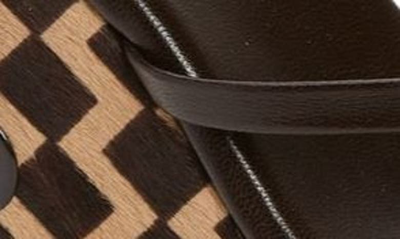 Shop Brother Vellies Gemini Platform Wedge Sandal In Black/ Brown