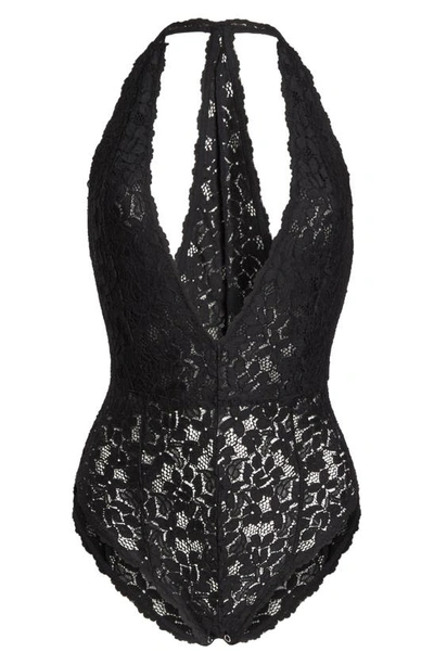 Shop Free People Intimately Fp Avery Lace Bodysuit In Black