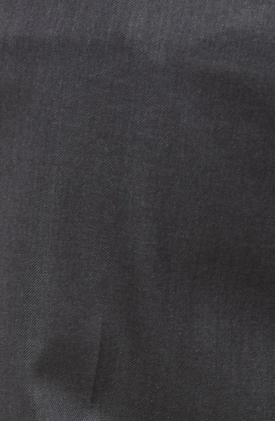 Hickey Freeman B Series Honeyway Relaxed Fit Dress Pants In Charcoal