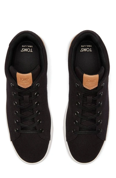 Shop Toms Travel Lite Sneaker In Black