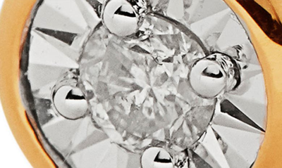 Monica Vinader Essential Diamond Stud Earrings In Gold
