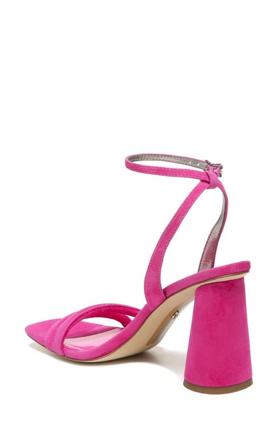 Shop Sam Edelman Kia Ankle Strap Sandal In Bold Fuchsia