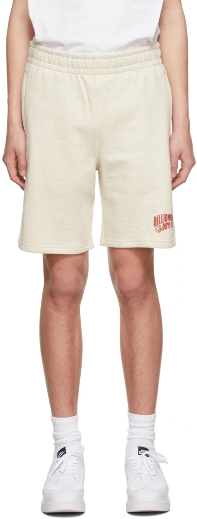 Shop Billionaire Boys Club Beige Cotton Shorts In Oat