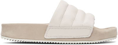 Spalwart Off-white Pause Puff Sandals In Off White