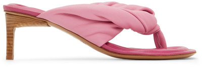 Shop Jacquemus Pink 'les Sandales Mari' Heeled Sandals In 430 Pink