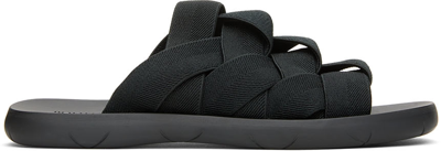 Bottega Veneta Elasticated Intrecciato Sandals In 1000-black