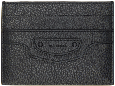 Shop Balenciaga Black Neo Classic Card Holder In 1000 Black