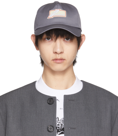 We11 Done Grey Logo Wappen Cap | ModeSens