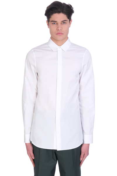 Shop Jil Sander Monday Shirt In White Cotton