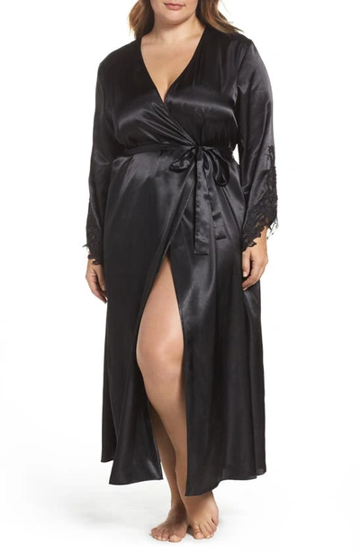 Shop Flora By Flora Nikrooz Stella Robe In Black