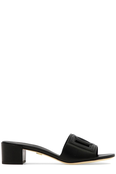 Shop Dolce & Gabbana Dg Millennials Mules In Nero