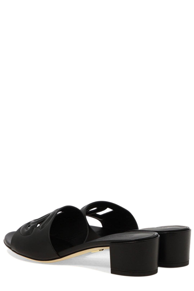 Shop Dolce & Gabbana Dg Millennials Mules In Nero