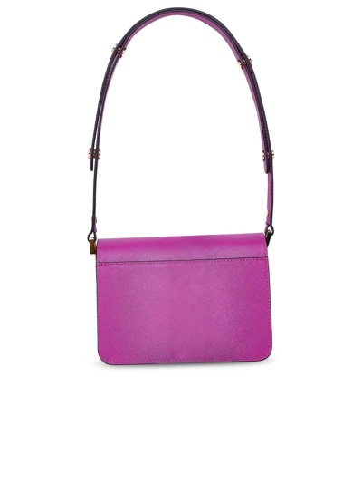 Shop Marni Mini Trunk Shoulder Bag In Multicolor