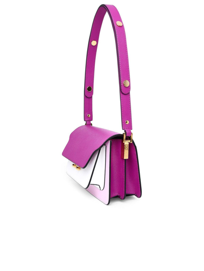 Shop Marni Mini Trunk Shoulder Bag In Multicolor