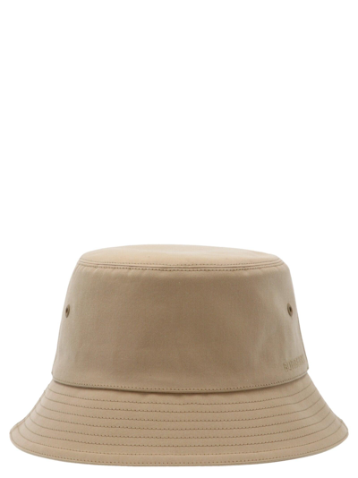 Shop Burberry Logo Embroidered Bucket Hat