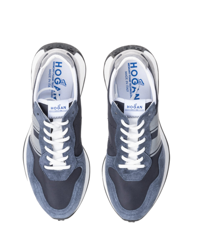 Shop Hogan H601 Sneakers In Blu
