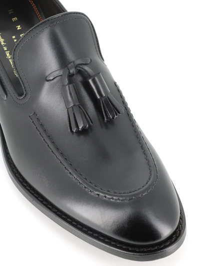 Shop Henderson Baracco Tassel Detail Loafers 51405 In Black