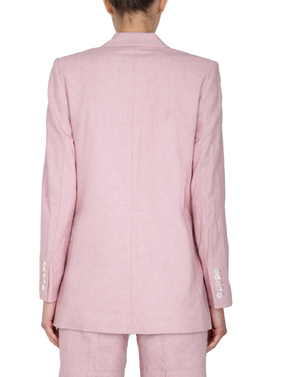 Shop Michael Michael Kors Single-breasted Jacket In Rosa