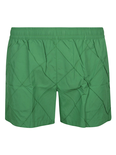 Shop Bottega Veneta Tech Nylon Boxer Swim Shorts In Parakeet