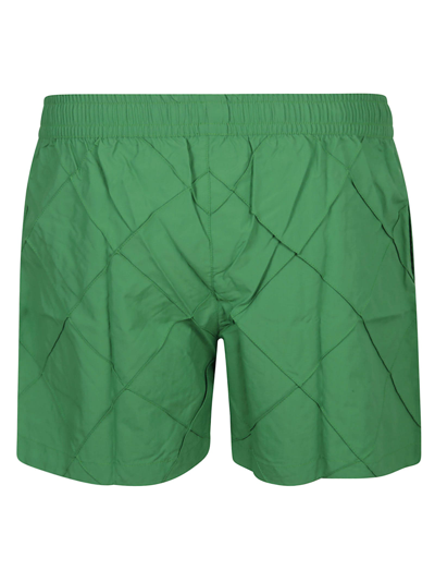 Shop Bottega Veneta Tech Nylon Boxer Swim Shorts In Parakeet