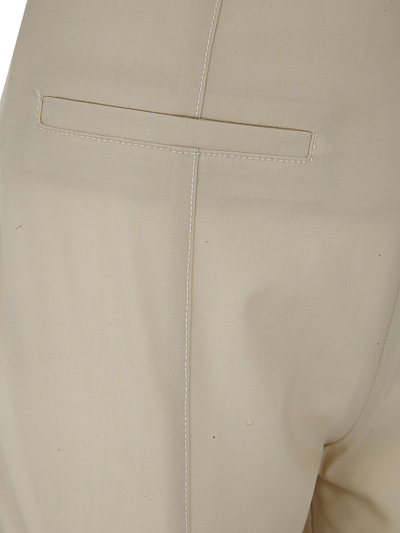 Shop Jacquemus Le Pantalon Tangelo In Off White