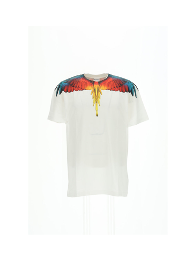 Shop Marcelo Burlon County Of Milan Marcelo Burlon T-shirts & Vests In White Red