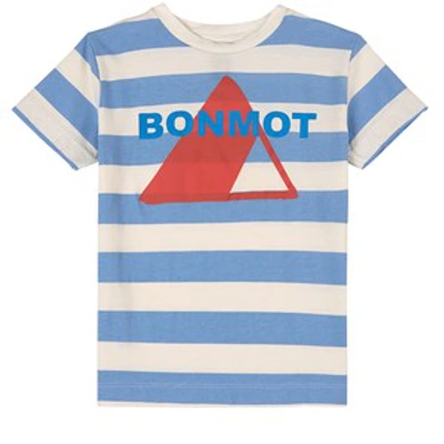 Shop Bonmot Organic Cream Tipi Bm Striped T-shirt
