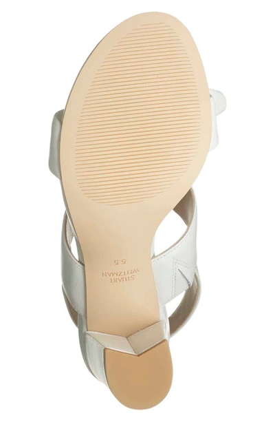stuart weitzman white block heel