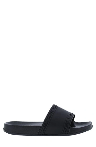 Shop French Connection Fitch Slide Sandal In Black