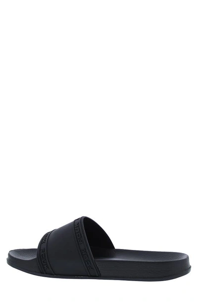 Shop French Connection Fitch Slide Sandal In Black