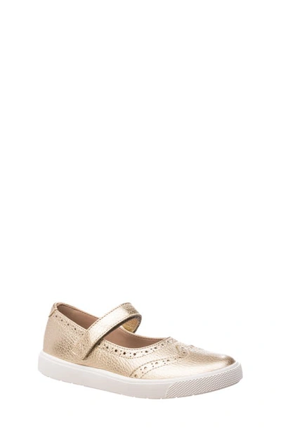 Shop Elephantito Mary Jane Sneaker In Gold
