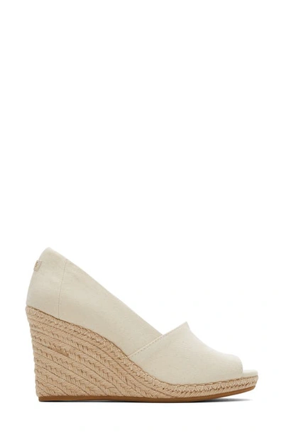Shop Toms Michelle Espadrille Wedge Sandal In Natural