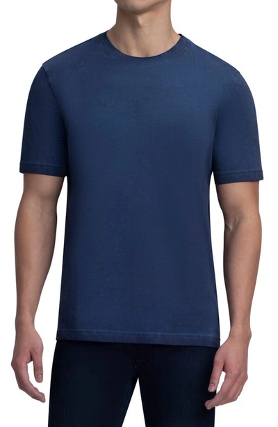 Shop Bugatchi Garment Dyed T-shirt In Navy