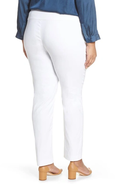 Shop Nic + Zoe Polished Wonderstretch Slim Pants In Paper White