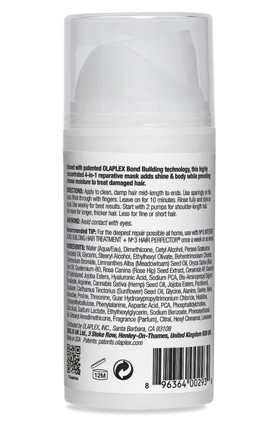 Olaplex No. 8 Bond Intense Moisture Damage Repair Hair Mask Treatment 3.3 oz/ 100 ml