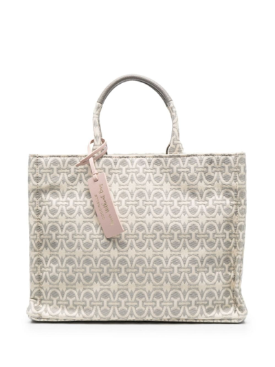 Shop Coccinelle `never Without` Jacquard Tote In Multi