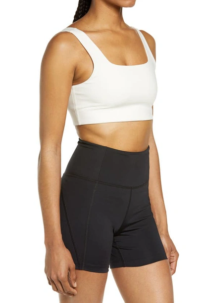 Shop Girlfriend Collective Tommy Sports Bra In Ivory