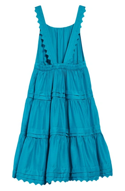 Shop Scotch R'belle Kids' Tiered Sundress In Aqua