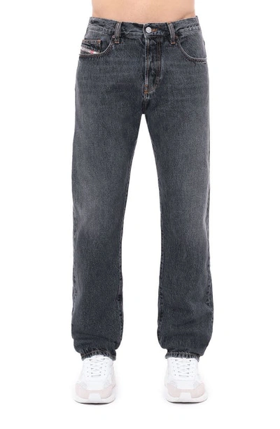 Shop Diesel D-viker Straight Leg Jeans In Grey