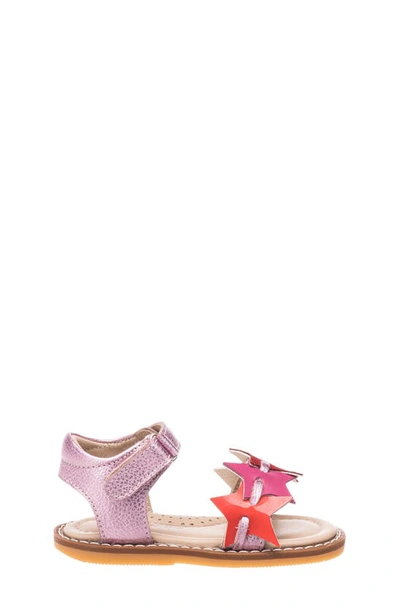 Shop Elephantito Stars Sandal In Fuchsia
