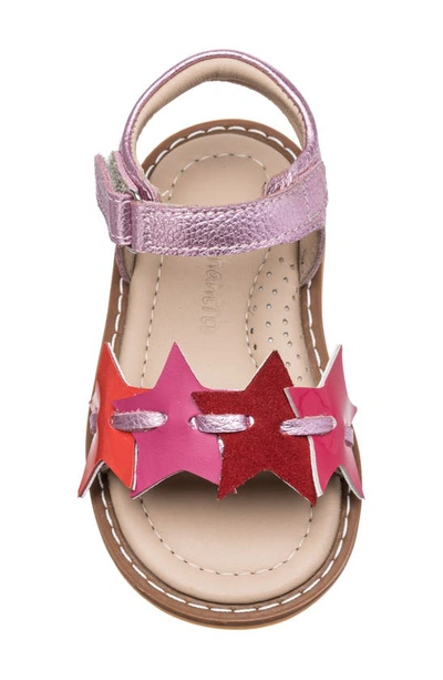 Shop Elephantito Stars Sandal In Fuchsia