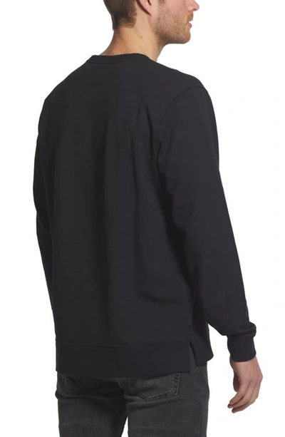 Shop Cuts Hyperloop Split Hem Sweatshirt In Black