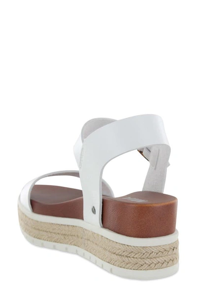 Mia Amore Women's Bianqa-wide Sandals Women's Shoes In White