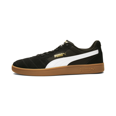 Pre-owned Puma Men's Astro Kick Sneakers In Black - Black/white/team  Gold/gum | ModeSens