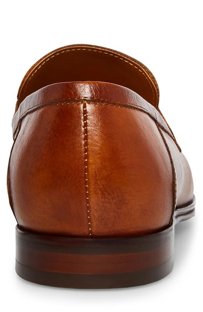 Shop Steve Madden Aahron Leather Loafer In Light Tan